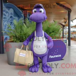 Lilla Brachiosaurus maskot...