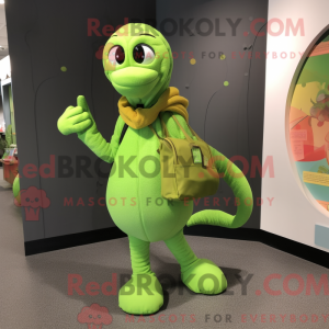 Limegrønn...