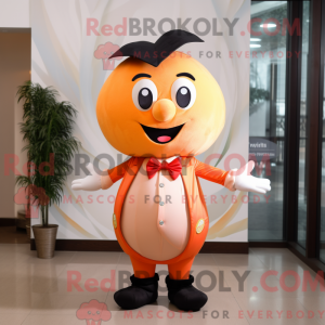 Peach Mango mascot costume...
