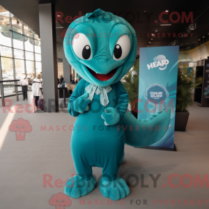 Postava maskota Teal Hydra...