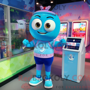 Blue Candy Box mascot...