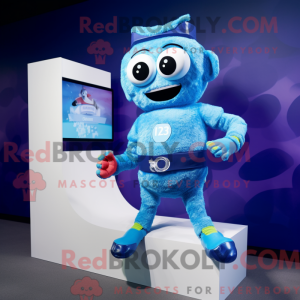 Blue Candy Box mascot...