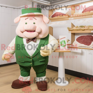 Disfraz de mascota de carne...