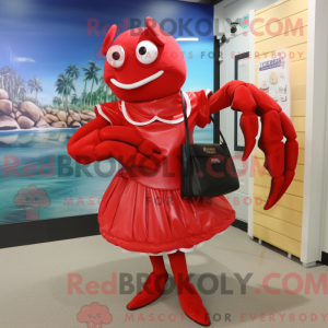 Postava maskota Red Lobster...