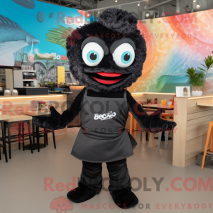 Disfraz de mascota de Black...