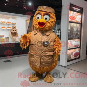 Brun Fried Chicken maskot...