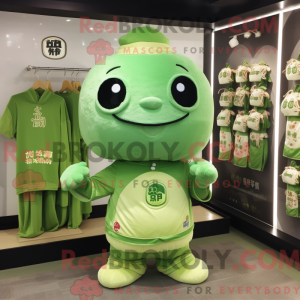 Green Dim Sum mascot...