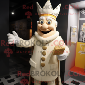 Cream King mascottekostuum...