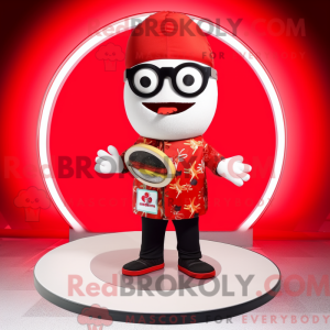 Red Sushi-mascottekostuum...