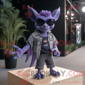 Purple Gargoyle mascot...
