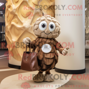 Brown Oyster mascot costume...
