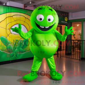 Lime Green Meatballs mascot...