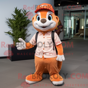 Peach Mongoose mascot...