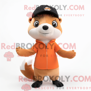 Peach Mongoose Maskottchen...