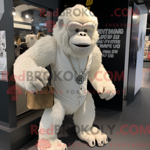 White Gorilla mascot...