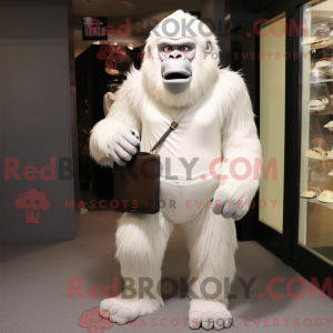 White Gorilla mascot...
