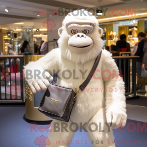 White Gorilla mascot...