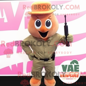 Peach Sniper mascot costume...