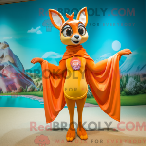 Orange Gazelle mascot...