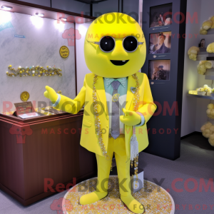 Citrongul kirkegård maskot...