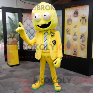 Citrongul kirkegård maskot...