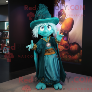 Postava maskota Teal Witch...