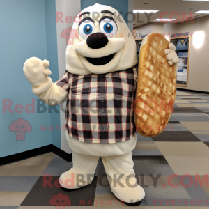 Cream Bagels mascot costume...