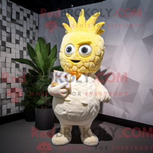 Cream Pineapple mascot...