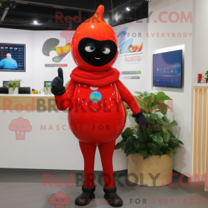 Red Pepper maskot kostume...