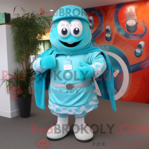 Turquoise Doctor mascot...