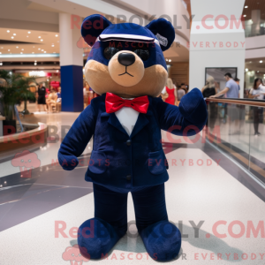 Maskotka Navy Teddy Bear z...