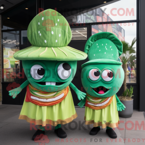 Postava maskota Green Fish...