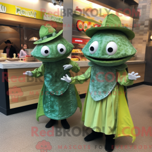 Green Fish Tacos maskot...