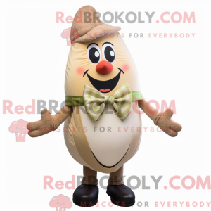 Tan Pear Maskottchen Kostüm...