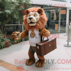 Postava maskota Rust Lion...