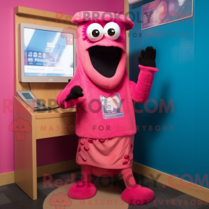 Disfraz de mascota de Pink...