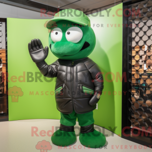 Groen honkbalhandschoen...