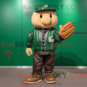 Zielony baseballhanske...