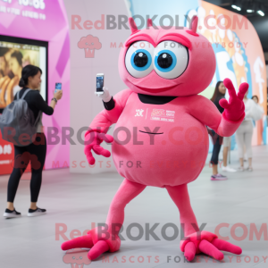 Pink Crab Cakes mascot...