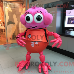 Pink Crab Cakes mascot...