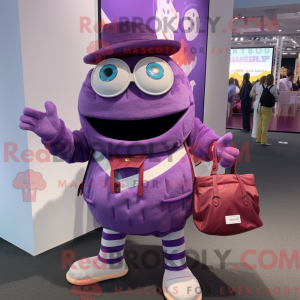 Purple Burgers maskot...