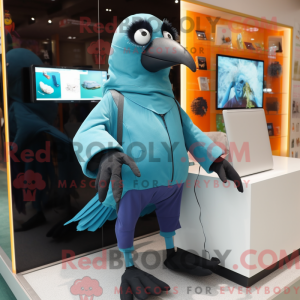 Personnage mascotte Cyan...