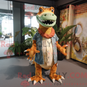 Rust Krokodille maskot...