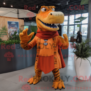 Rust Krokodille maskot...