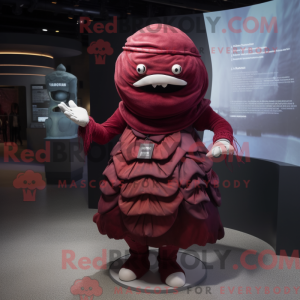 Maroon Trilobite maskot...