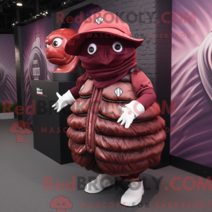 Maroon Trilobite mascot...