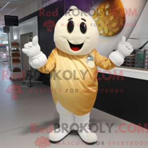 Cream Potato mascot costume...