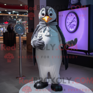 Silver Penguin mascot...