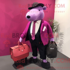 Figura de máscara Magenta...