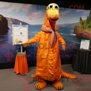 Oransje Loch Ness Monster...